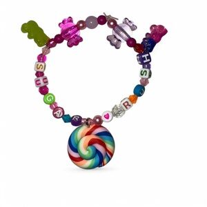 “Sugar rush” Rave Kandi Candy-Themed Bracelet